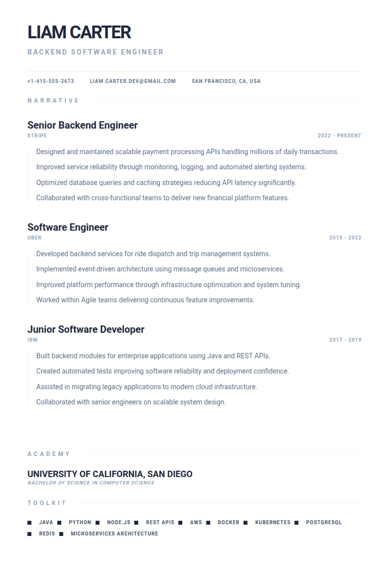 Bold Roboto Typographic Single-Column